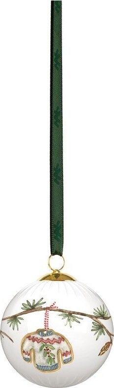 Porcelánová vánoční koule ø 6 cm Hammershøi Christmas Bauble 2025 – Kähler Design