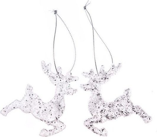 Plastové vánoční ozdoby v sadě 2 ks 7 cm – Dakls