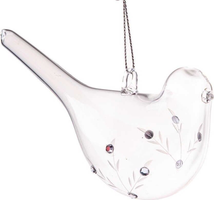 Skleněná vánoční ozdoba 6 cm Bird – Dakls