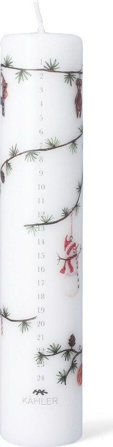 Svíčka doba hoření 56 h s vánočním motivem Hammershøi Christmas 2025 – Kähler Design