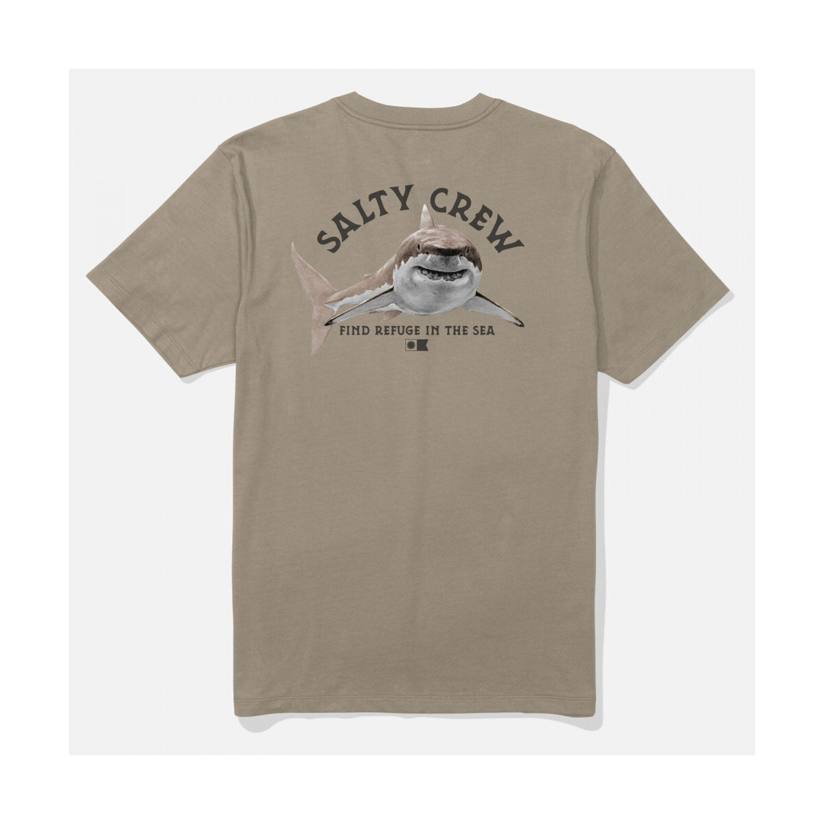 Salty Crew  Lurking ss tee  Hnědá