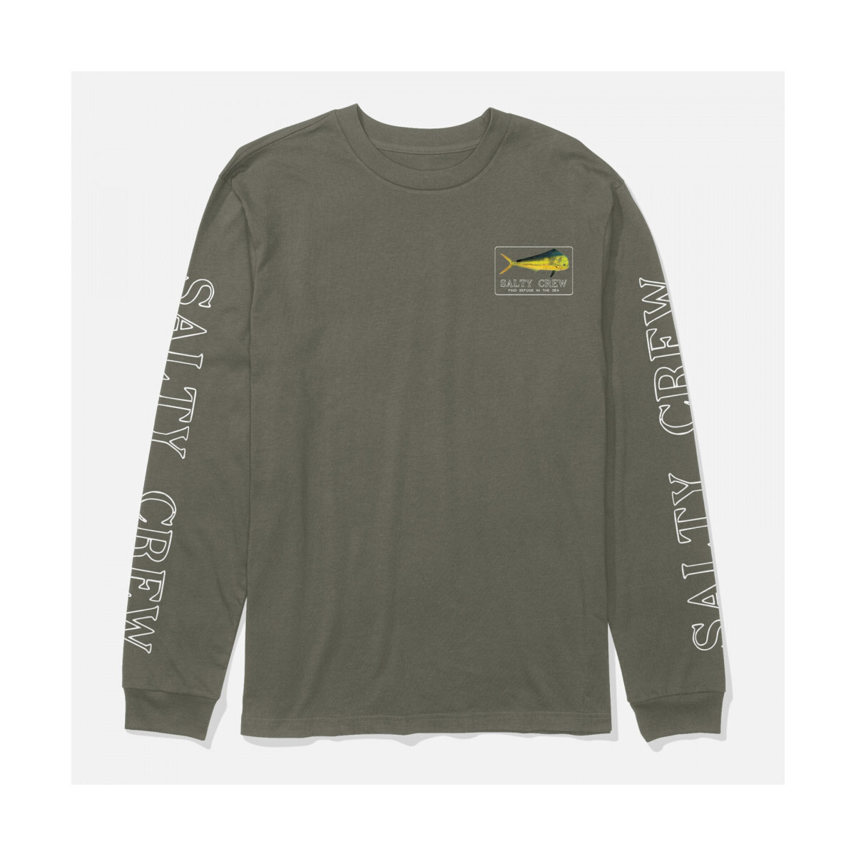 Salty Crew  Golden mahi premium l/s tee  Zelená