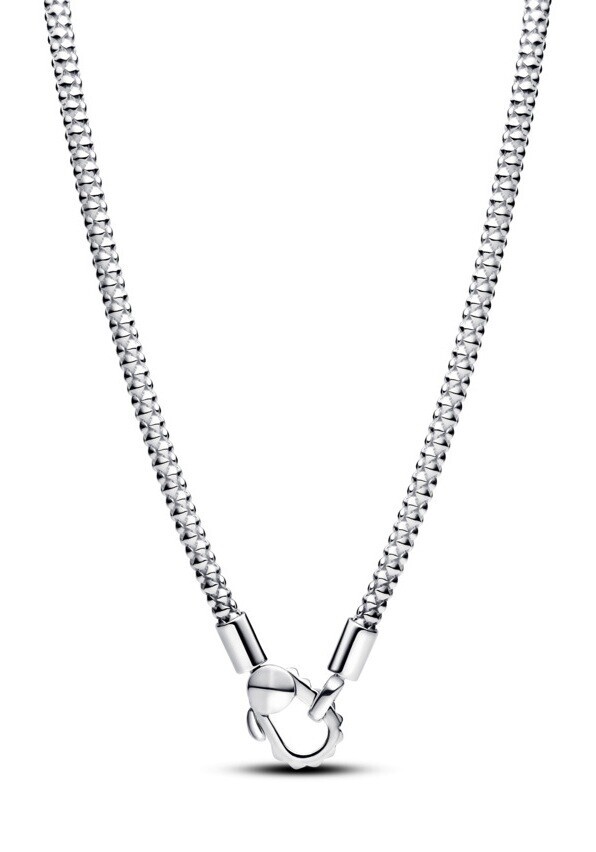 Pandora Stylový stříbrný náhrdelník Moments 393682C00 45 cm