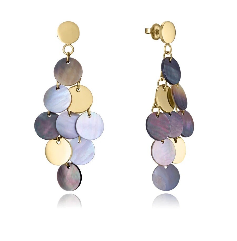 Viceroy Dlouhé penízkové náušnice s perletí Chic 14182E01012