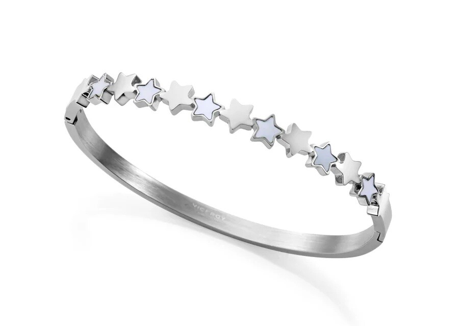 Viceroy Pevný ocelový náramek s hvězdičkami Chic 14183P01000