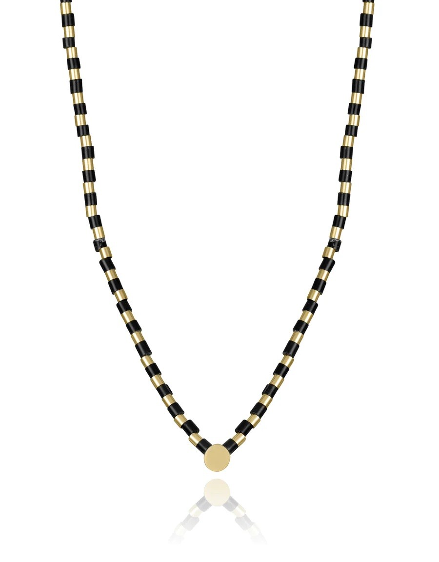 Viceroy Dámský korálkový náhrdelník s achátem Chic 14191C01012