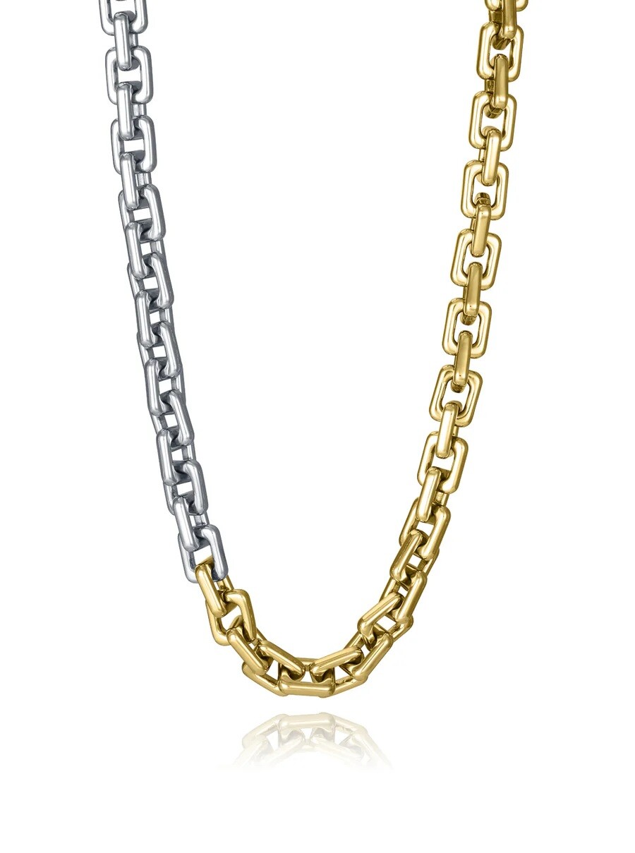 Viceroy Výrazný dámský bicolor náhrdelník z oceli Chic 14197C01019