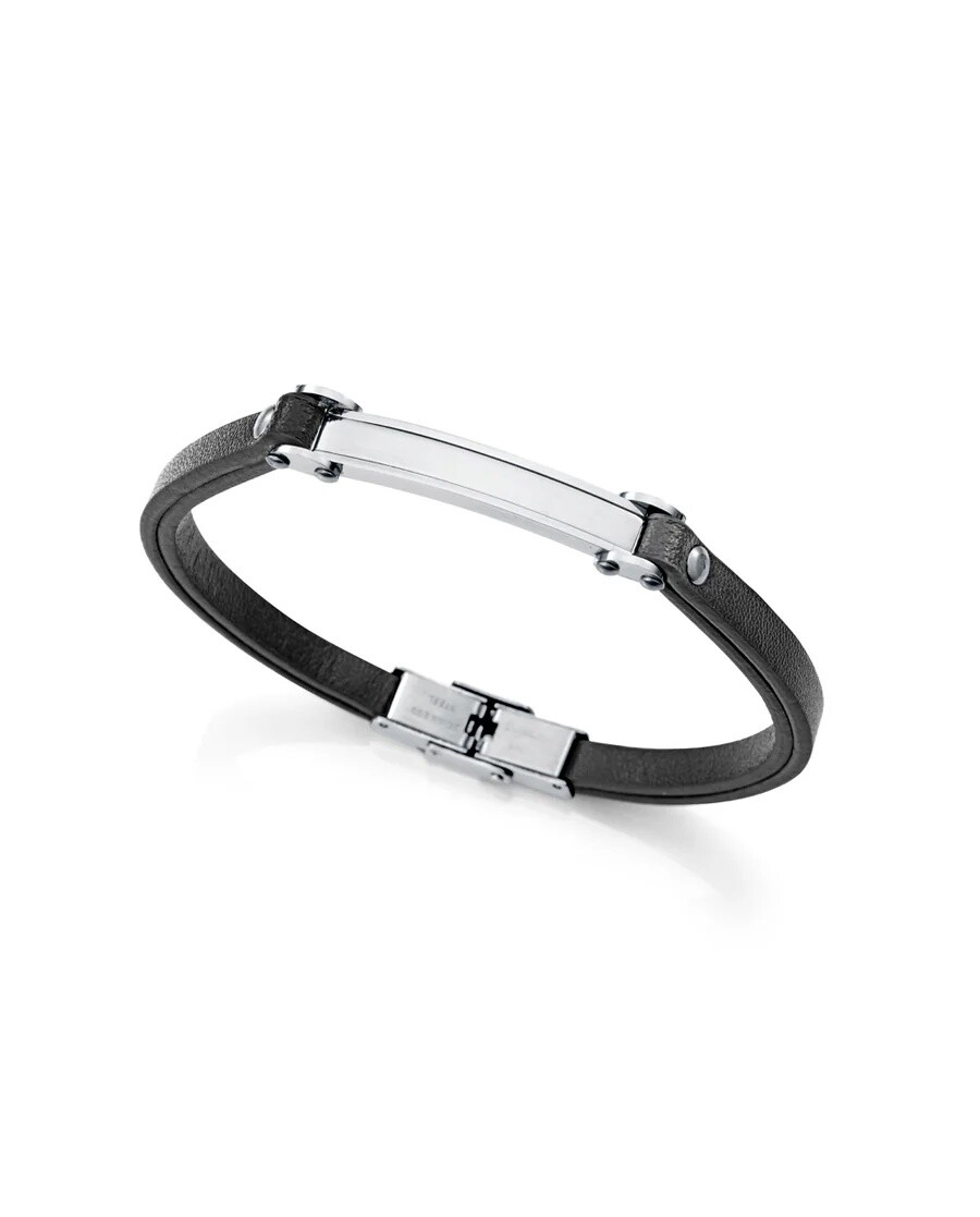 Viceroy Stylový pánský kožený náramek Magnum 75379P01010