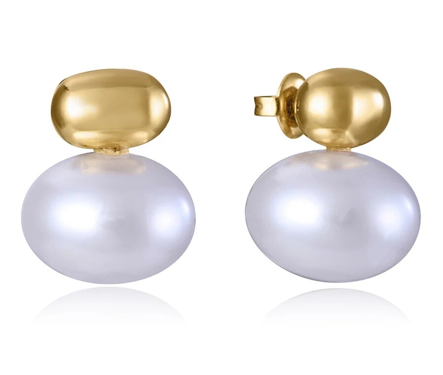 Viceroy Půvabné náušnice se syntetickou perlou Chic 14203E01012