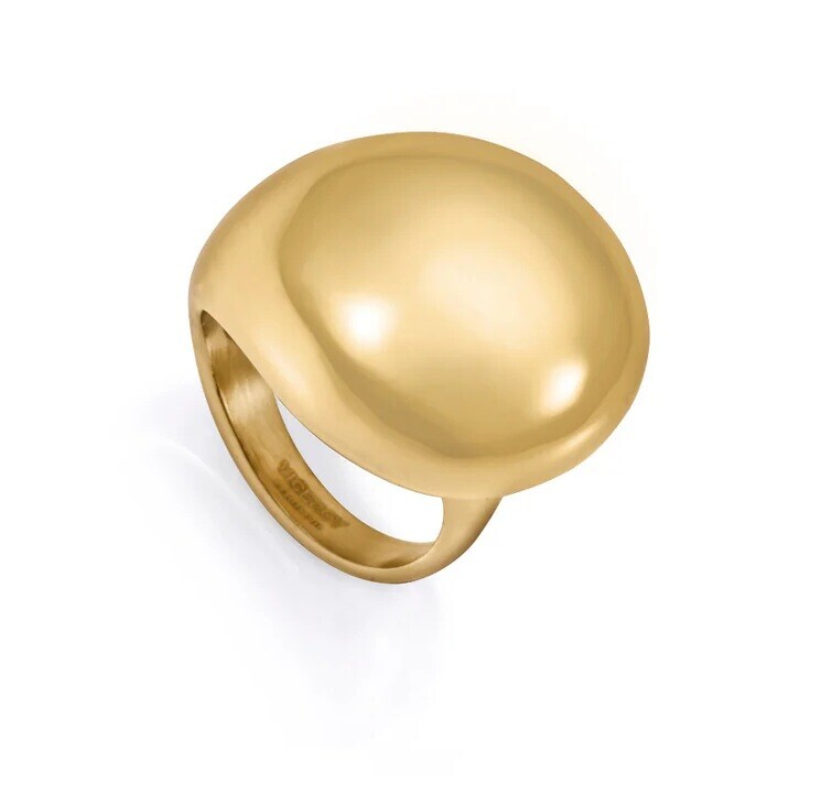 Viceroy Masivní pozlacený prsten Air 14206A01 52 mm