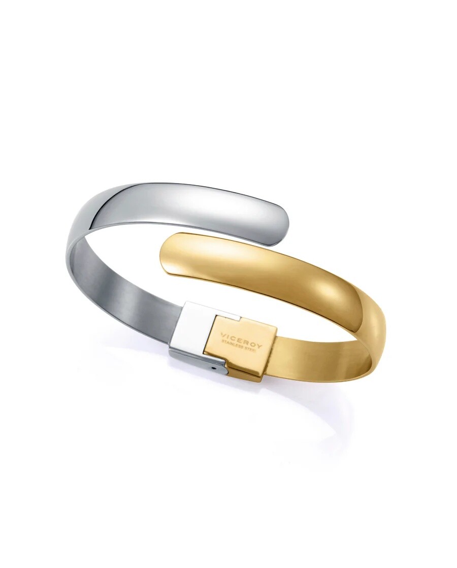 Viceroy Pevný bicolor náramek z oceli Air 75370P01012