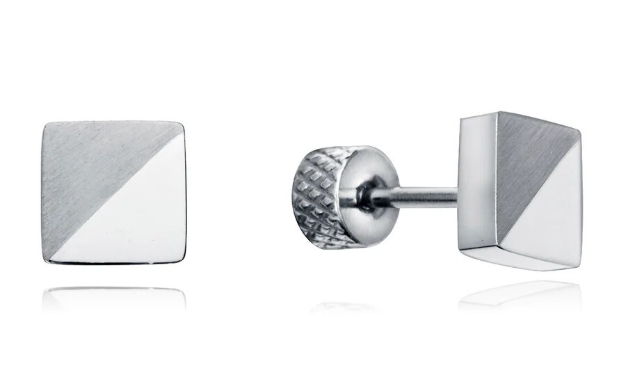 Viceroy Moderní ocelové náušnice Magnum 14223E01000