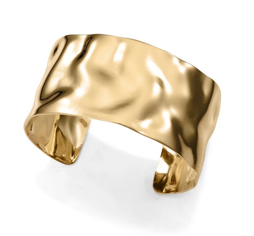 Viceroy Pozlacený pevný náramek z oceli Air 15157P01012