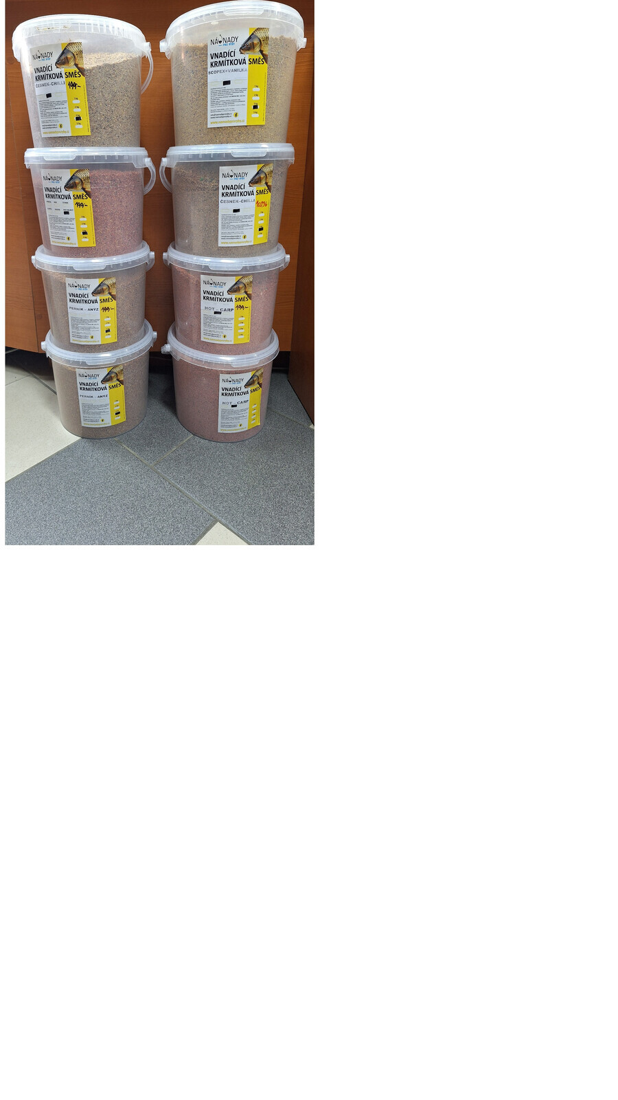 Návnady - Krmítková směs kbelík 5,2L/3kg - Scopex-Vanilka