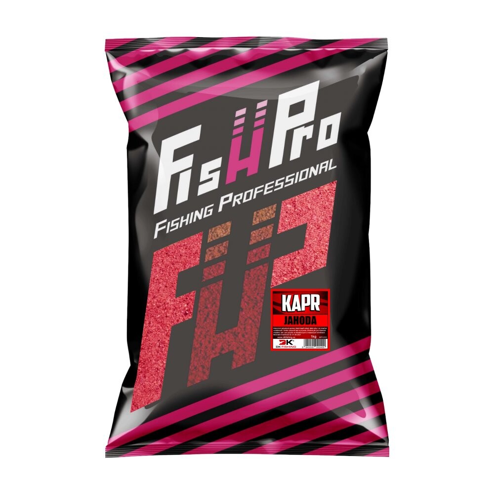 Fish Pro krmítková směs kapr jahoda 1kg-NFPCCC