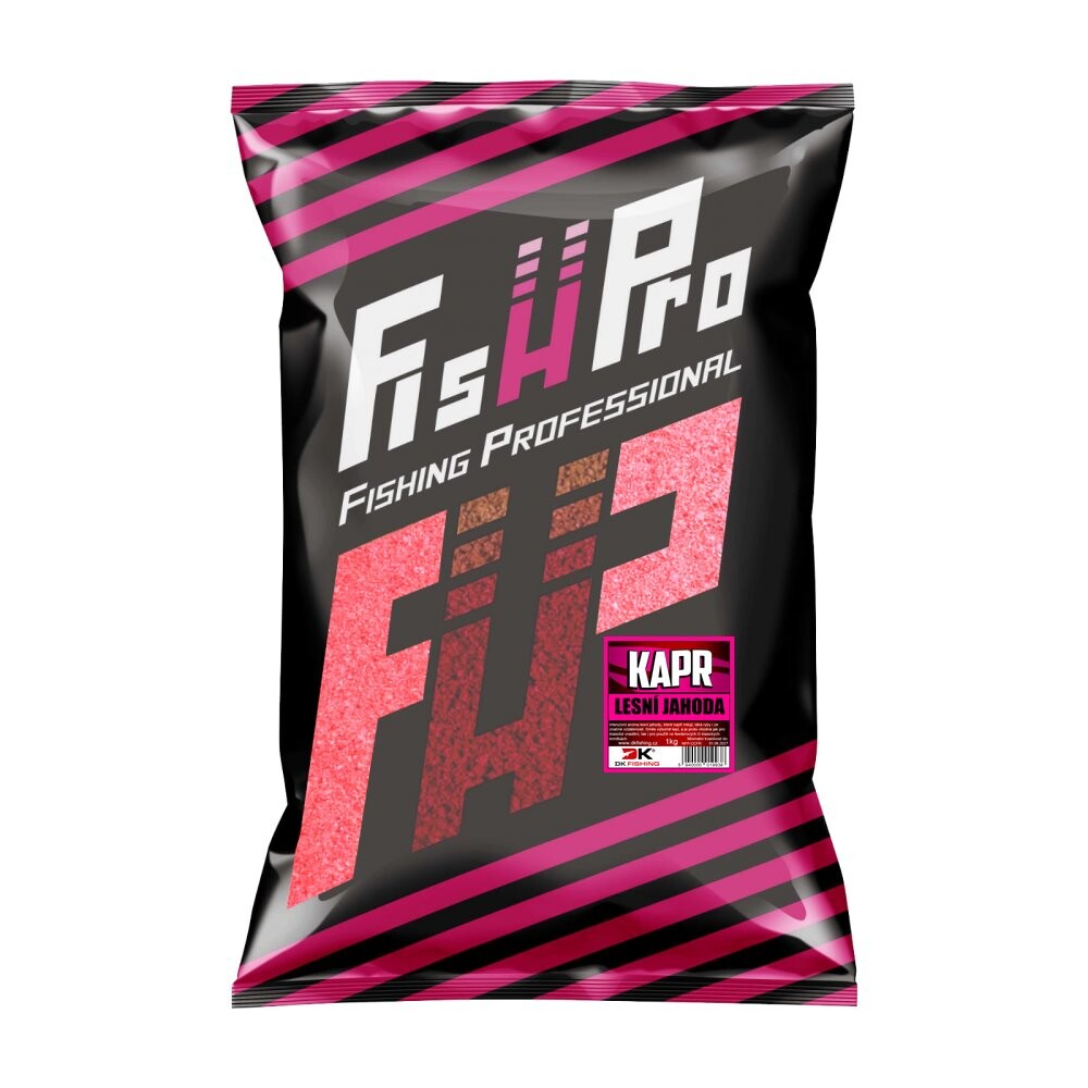 Fish Pro krmítková směs kapr lesní jahoda 1kg-NFPCCFR