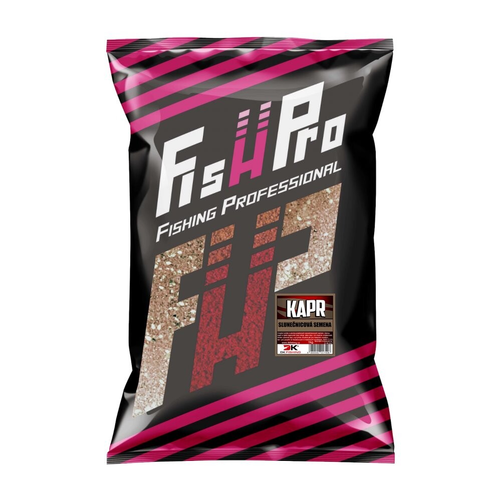 Fish Pro krmítková směs kapr slunečnicová semena 1kg-NFPCCFS