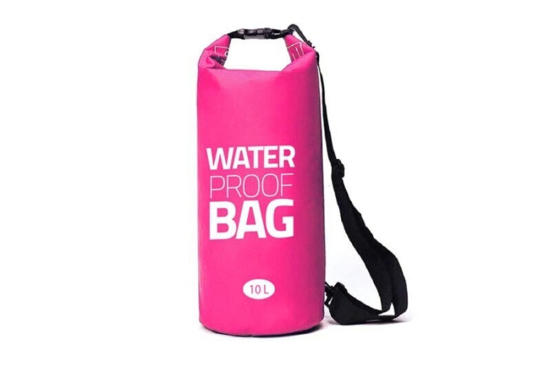 Voděodolný vak/taška 10 litrů červený