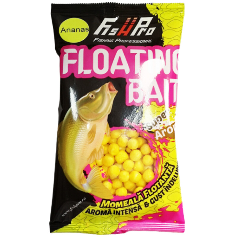 Fish Pro plovoucí nástraha Puffi Floating Bait ananas 4–6mm 15g-FPP46AN