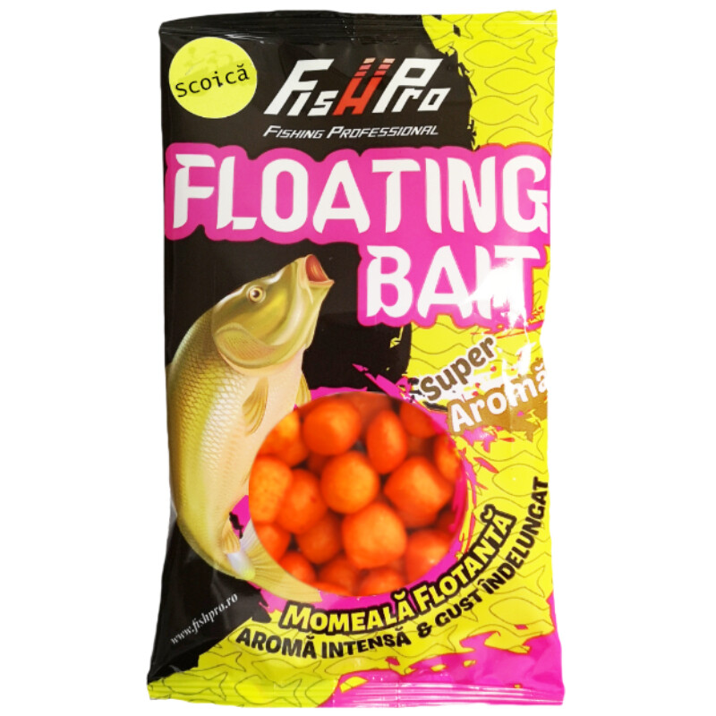 Fish Pro plovoucí nástraha Puffi Floating Bait mušle 6-10mm 15g-FPP610S