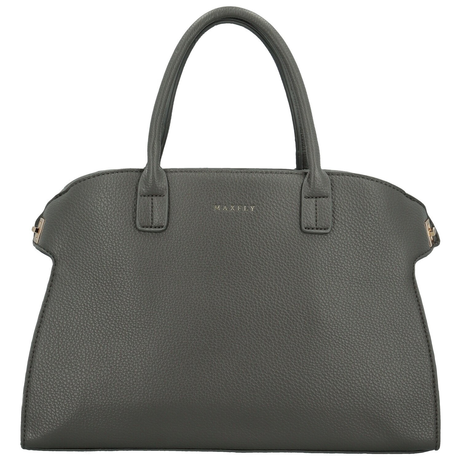 Módní dámská koženková kabelka do ruky Landony, šedá