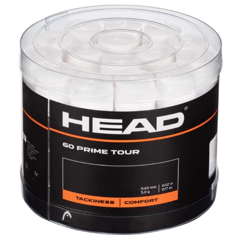 Head Prime Tour overgrip omotávka 0,6 mm bílá