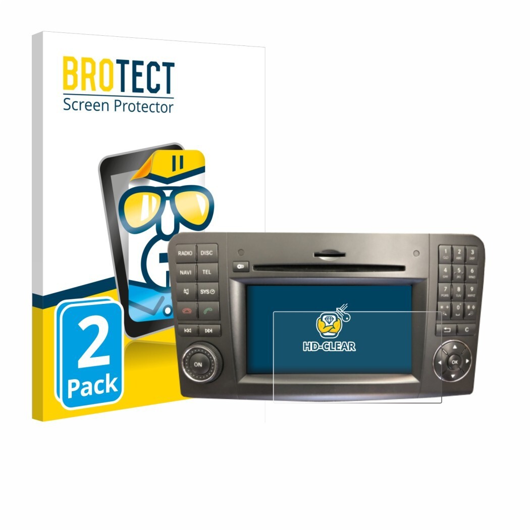 Ochranné fólie 2x BROTECT HD-Clear Screen Protector for Mercedes-Benz Comand APS 2.5