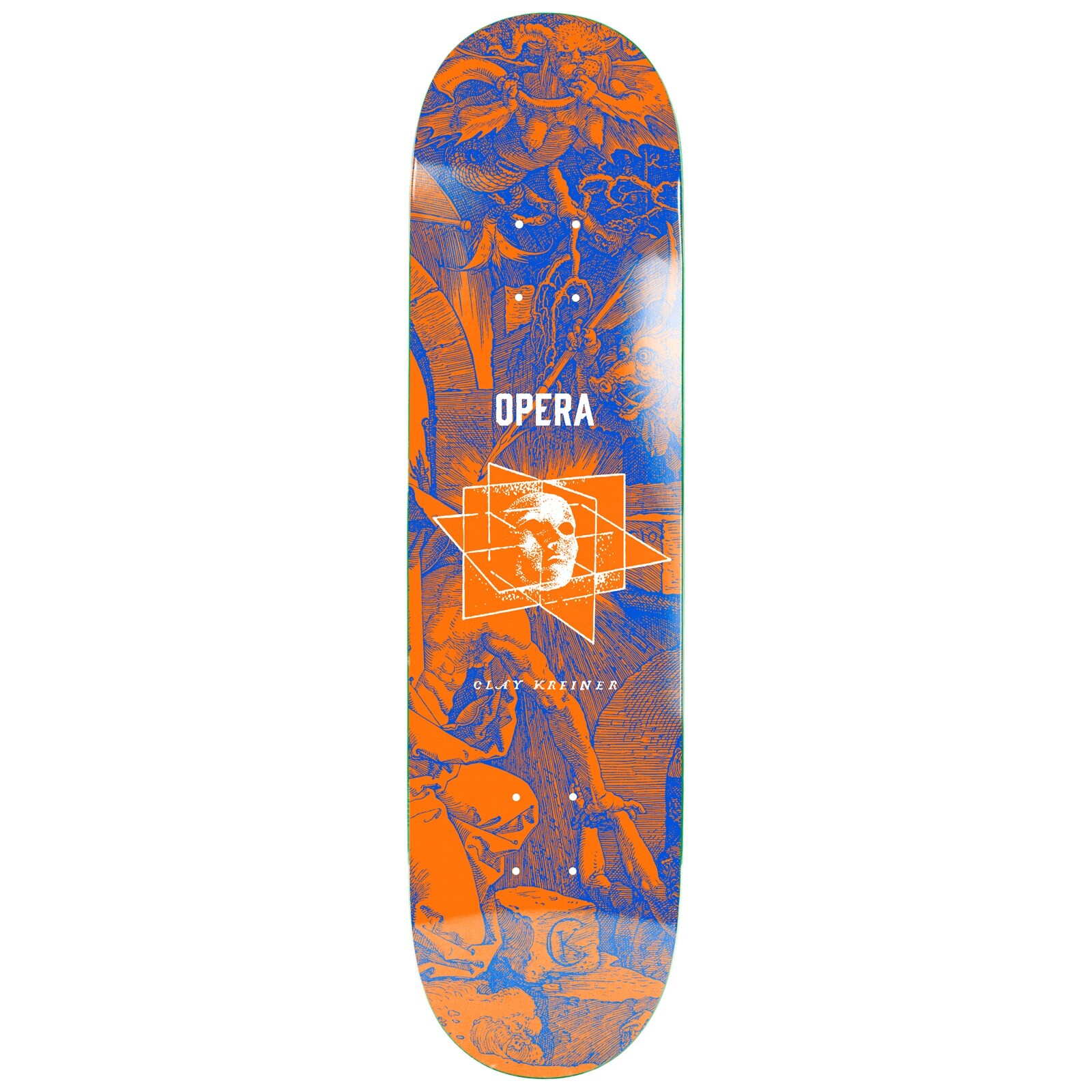 deska OPERA - Clay Kreiner Dimensions EX7 Deck Blue Orange (BLUE/ORANGE) velikost: 8.25