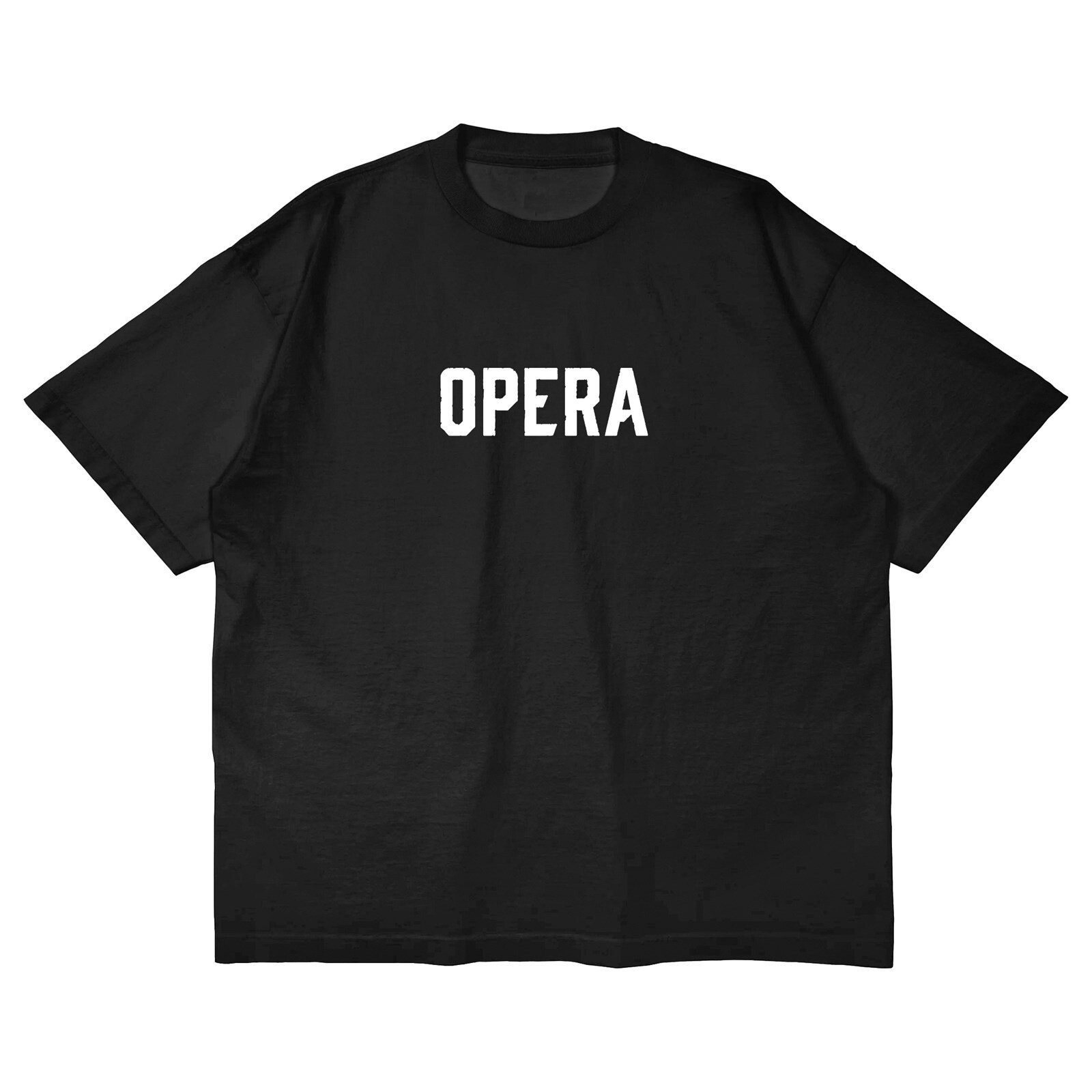 triko OPERA - Opera Font Premium SS Tee Black (BLACK) velikost: XL