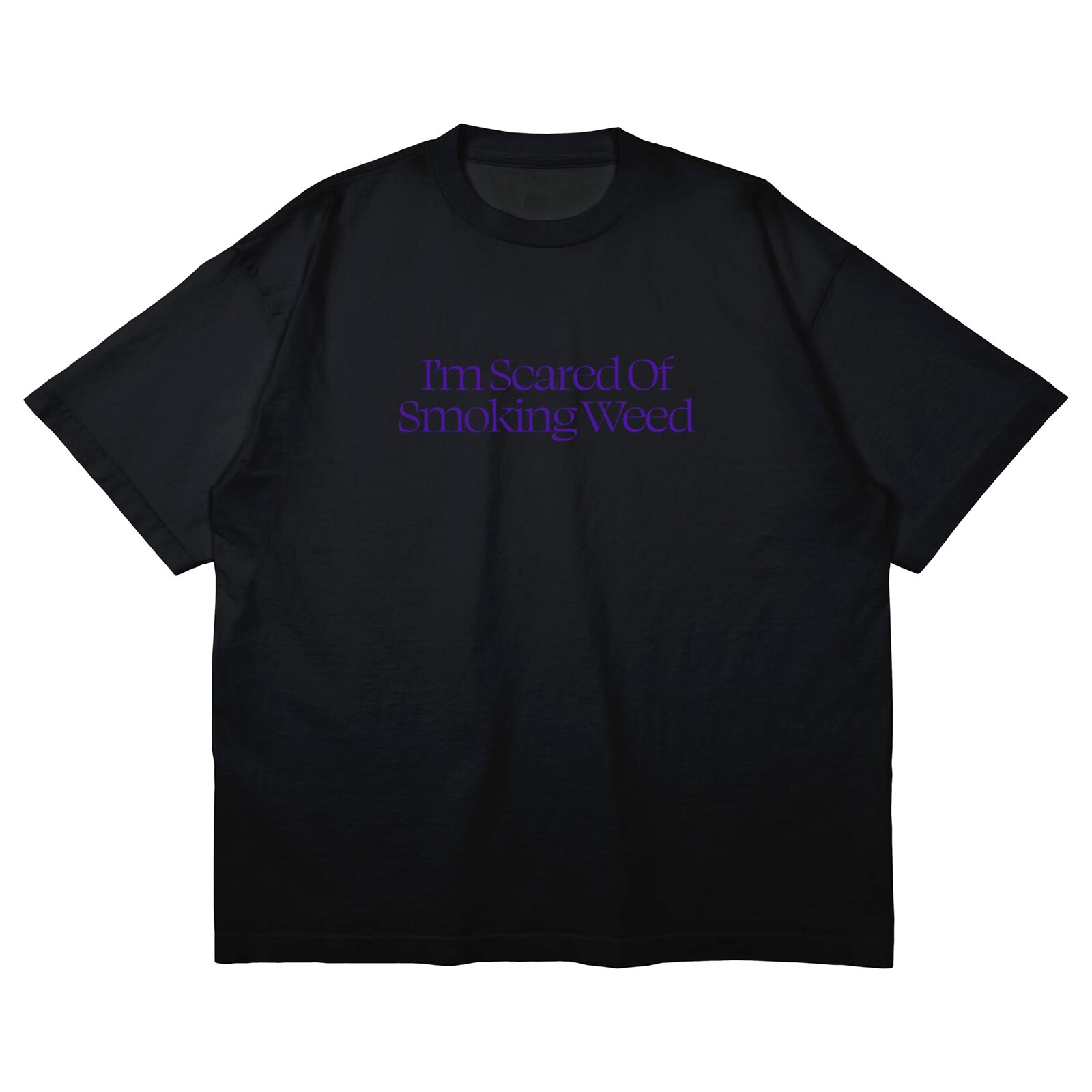 triko JACUZZI - Scared Weed SS Premium Tee Black Purple (BLACK/PURPLE) velikost: M