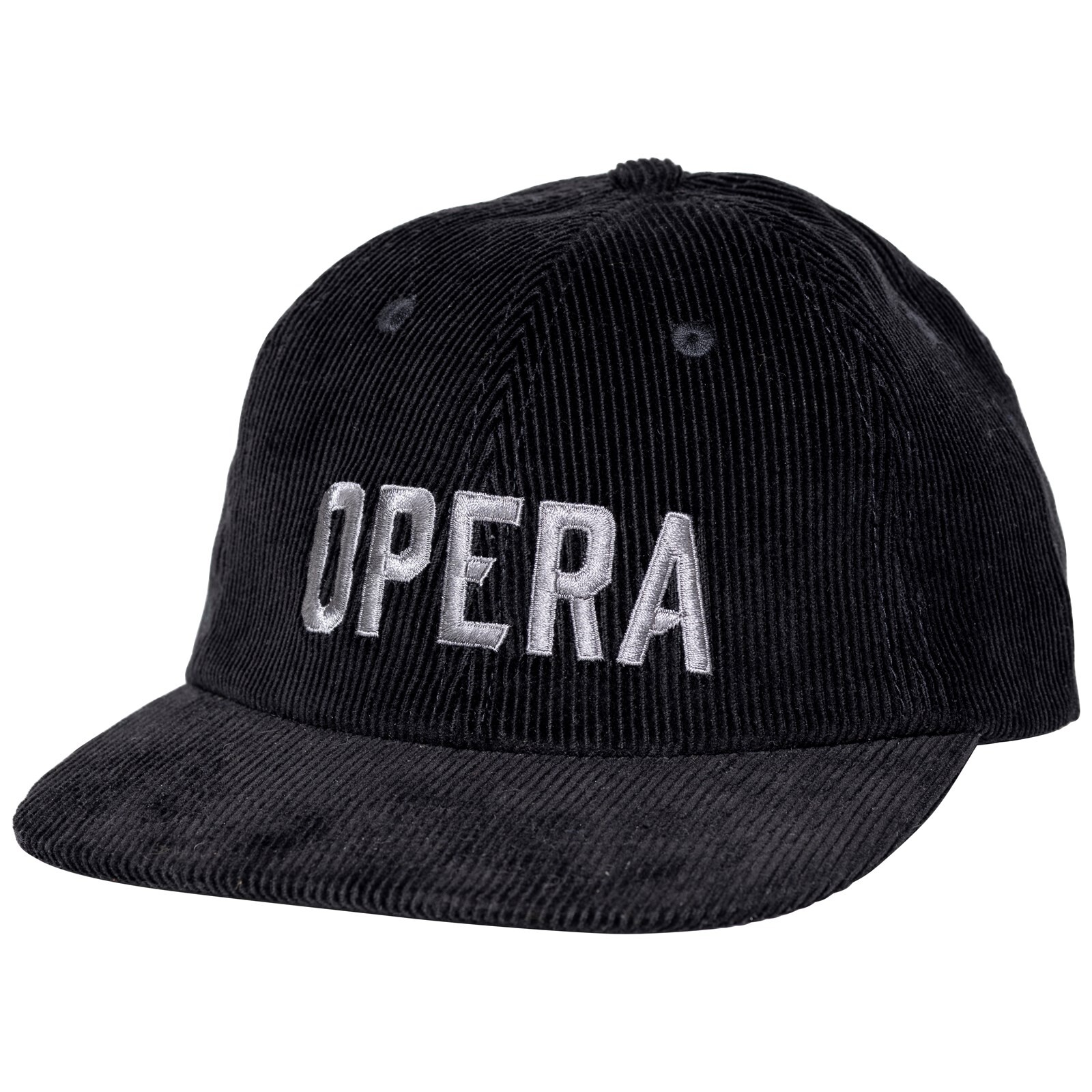 kšiltovka OPERA - Opera Corduroy Cap Black  (BLACK )