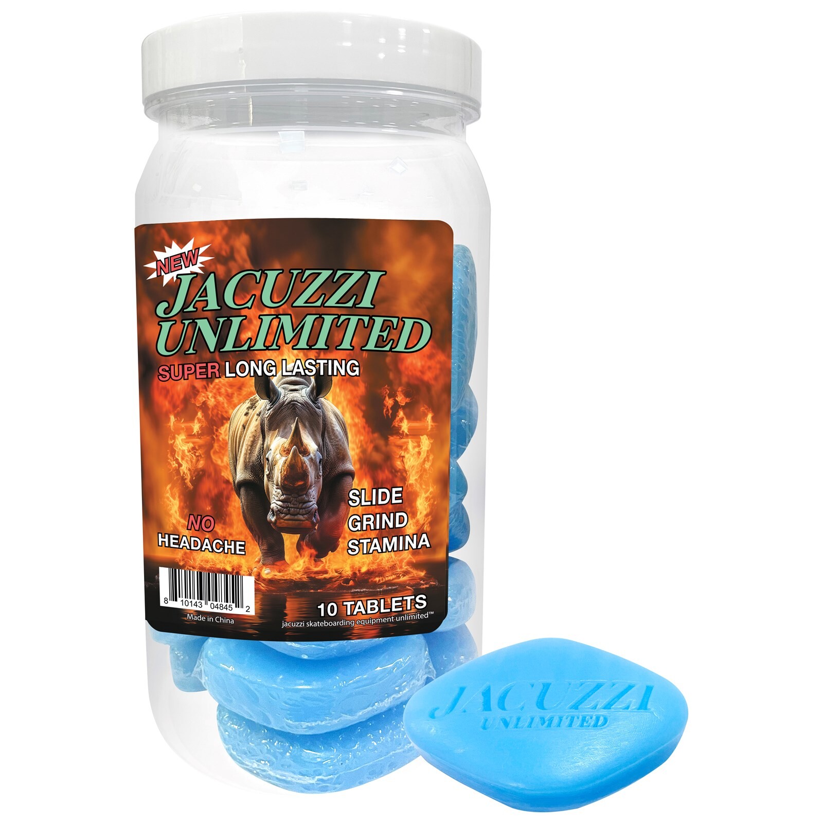 vosk JACUZZI - Rhino Pill Wax 10 Pk Blue (BLUE)