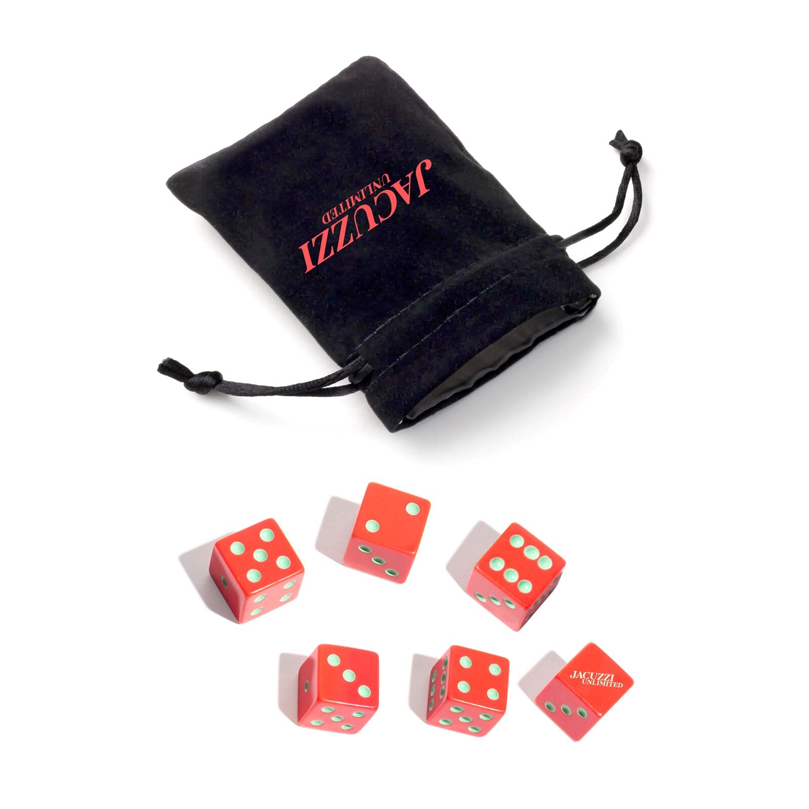 kostky JACUZZI - Snake Eyes Loaded Dice Salmon (SALMON) velikost: OS