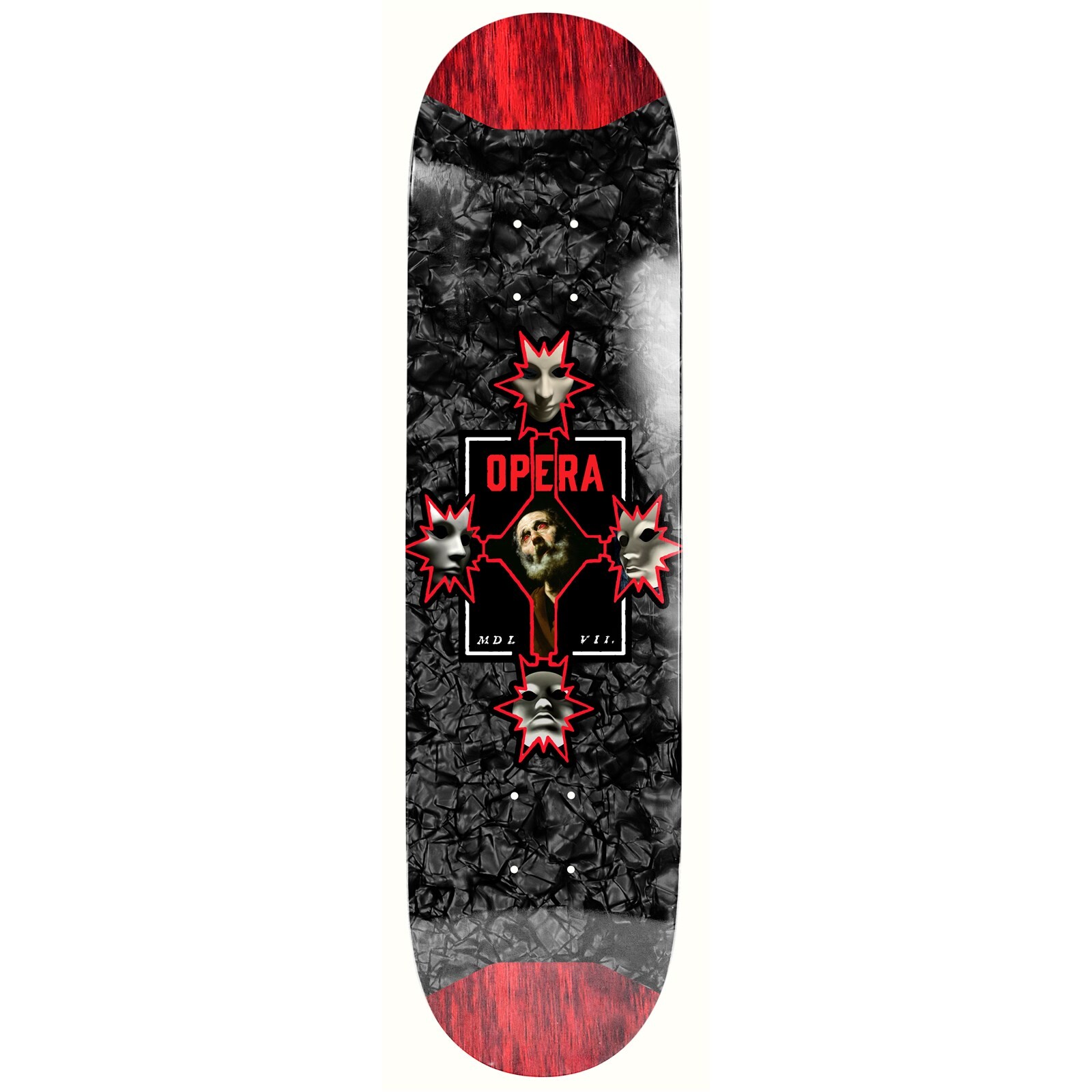 deska OPERA - Control EX7 Pop Slick Deck Black Red (BLACK/RED)