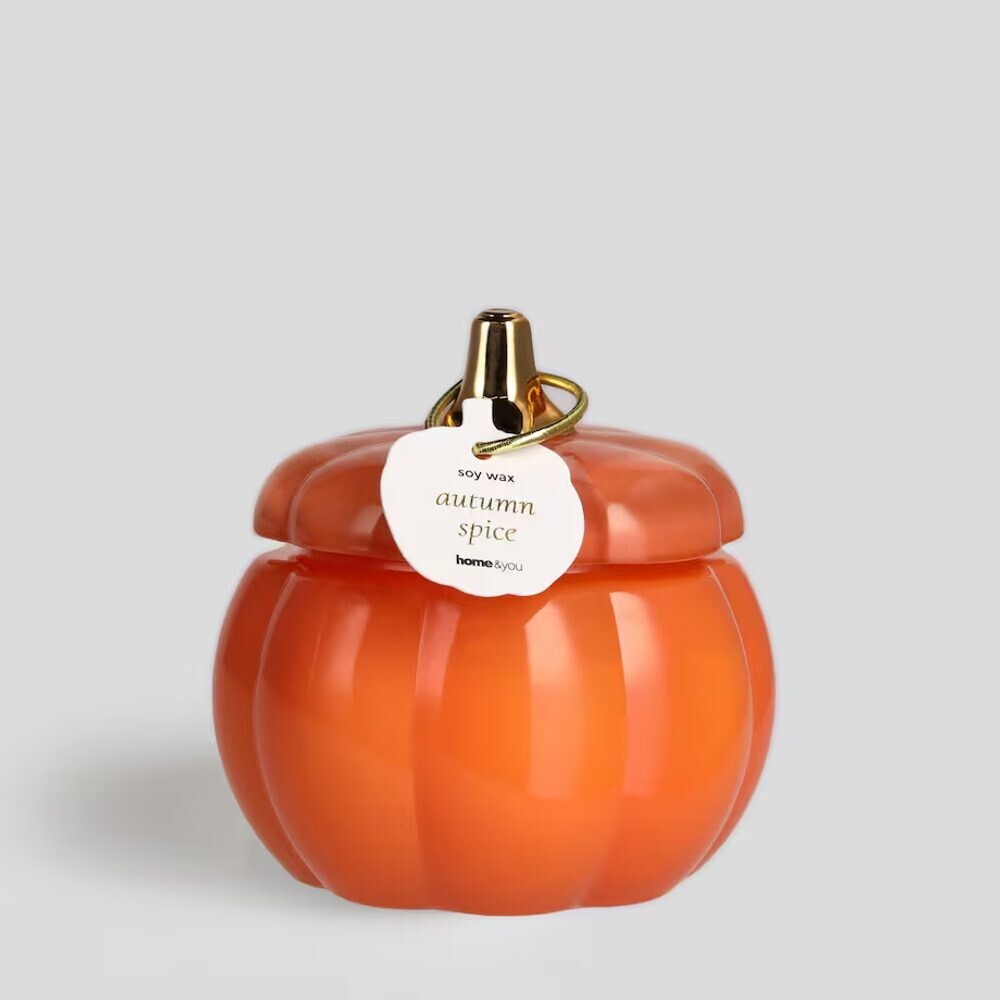 HOME & YOU Vonná svíčka dýně - oranžová