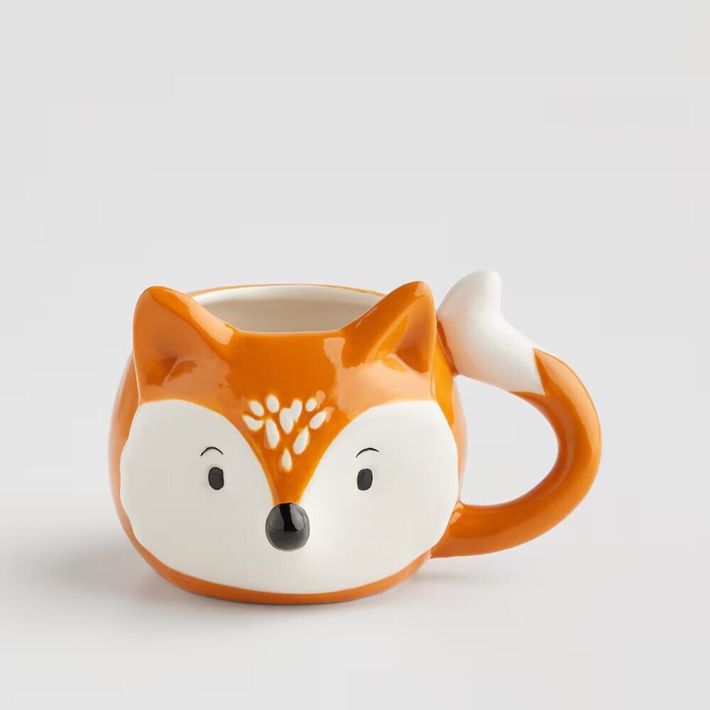 HOME & YOU Hrnek liška 450 ml - oranžová