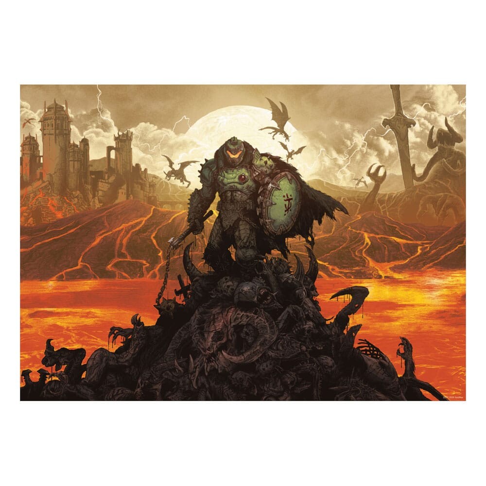 FaNaTtik | Doom: The Dark Ages - Art Print Doom (Limited Edition) 42 x 30 cm