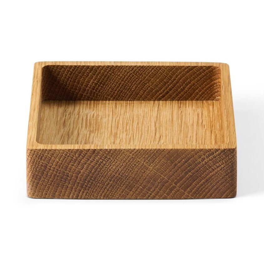 Odkládací miska WOOD BOX 11 cm, hnědá, dřevo, LIND DNA