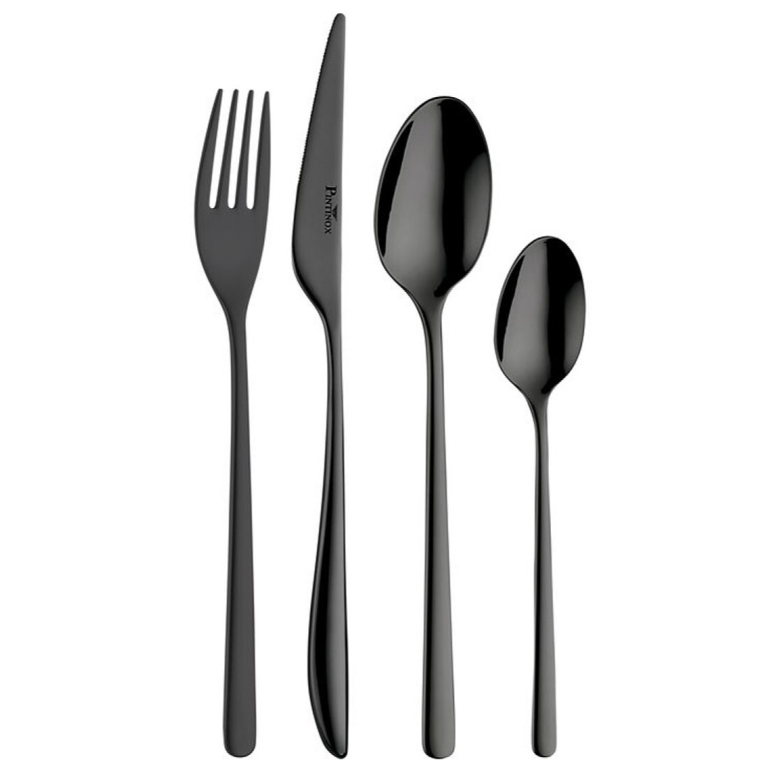 Sada příborů FLORENCE NIGHT, sada 24 ks, černá, Pintinox