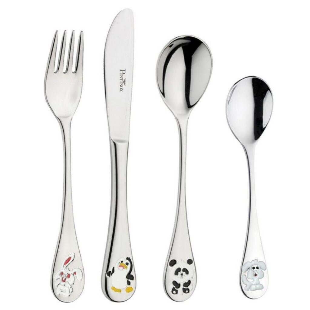 Sada dětských příborů ARCA DI NOE, sada 4 ks, Pintinox