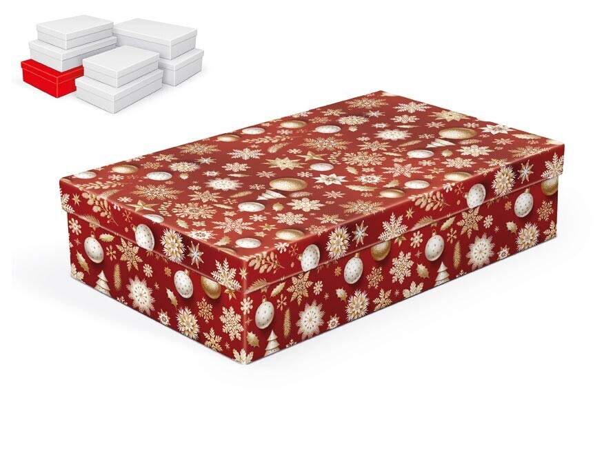 MFP 5371306 Krabice dárková vánoční A-V012-F 34x22x8cm
