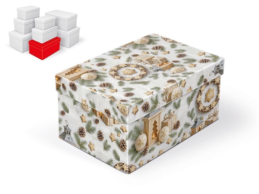 MFP 5371320 Krabice dárková vánoční B-V012-E 24x16x12cm