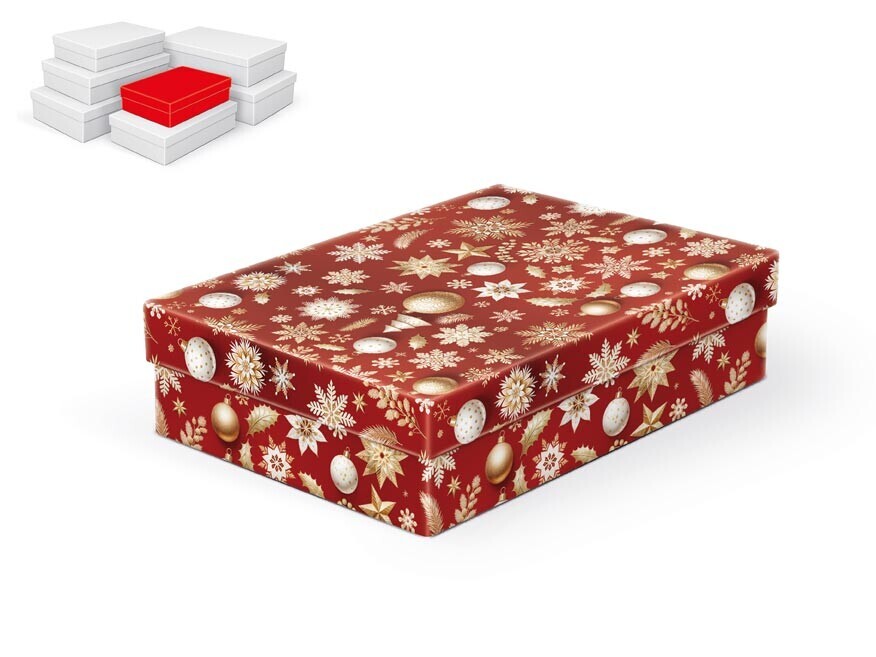 MFP 5371301 Krabice dárková vánoční A-V012-A 24x16x6cm