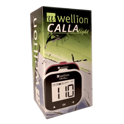 GLUKOMETR WELLION CALLA LIGHT GLUKOMETR-SET, INZULÍNOVÝ REŽIM, KOMPLETNÍ SET