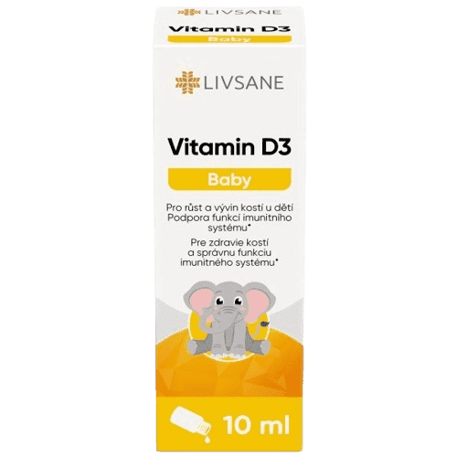 LIVSANE Vitamin D3 Baby kapky 10ml