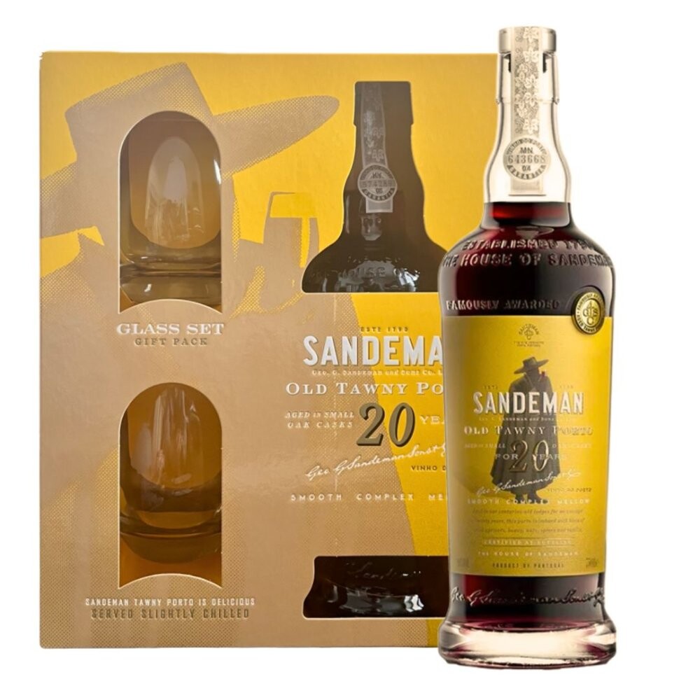 Sandeman Porto Tawny 20y 0,75l 20% + 2x sklo GB