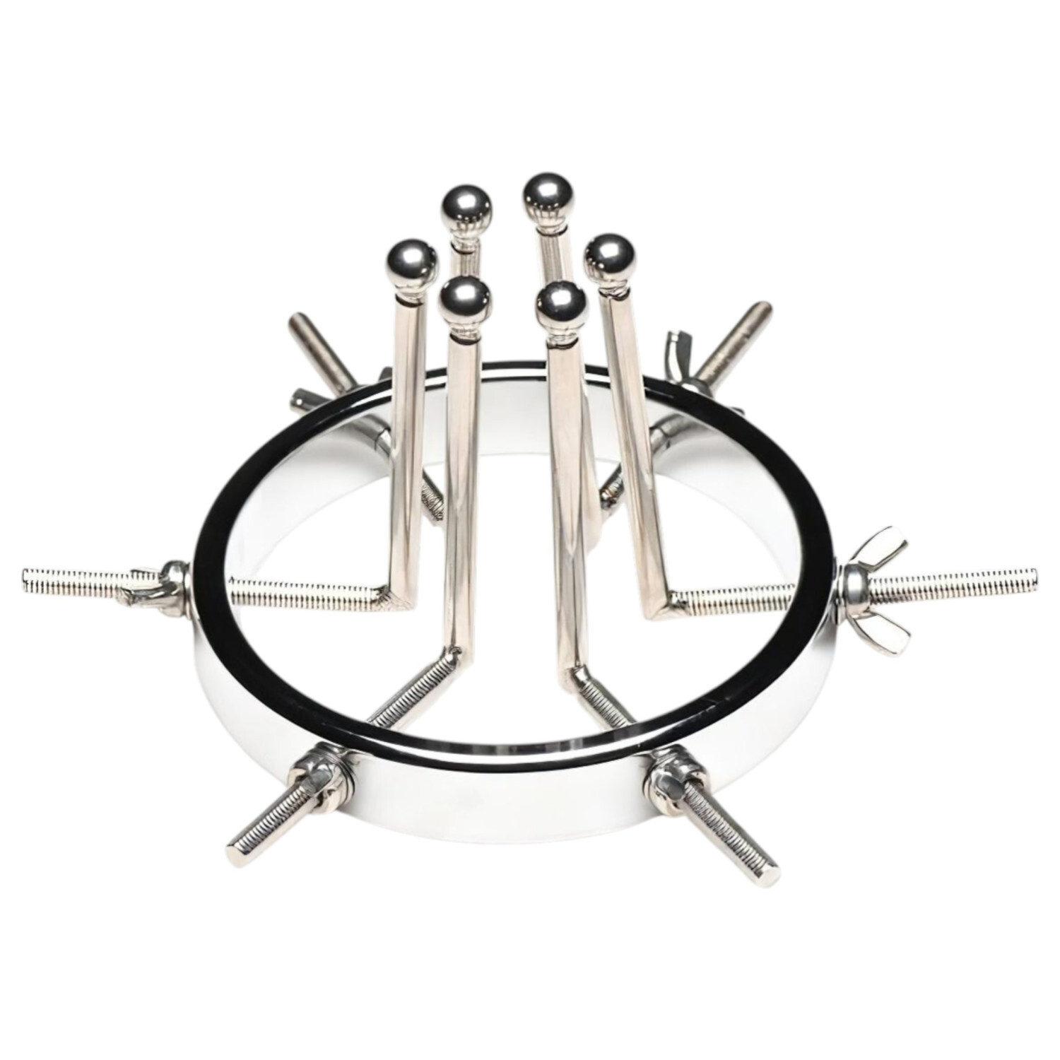 XR Brands Oculus - nerezový expander (stříbrný)