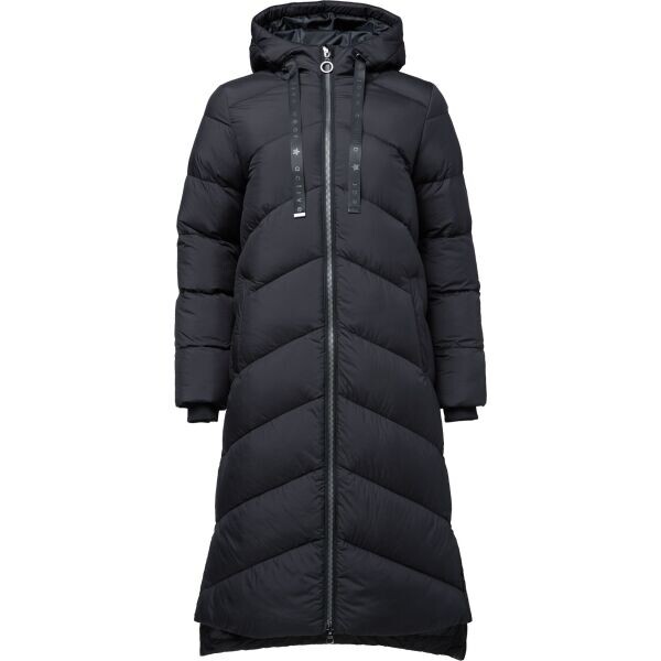 Willard BIRNA Dlouhý dámský kabát, černá, velikost