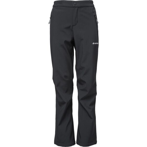 Lotto FAWKE Dětské softshellové kalhoty, černá, velikost 140-146