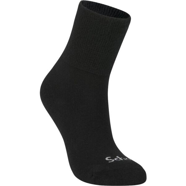 SCHOLL WARM REGULAR Teplé bavlněné ponožky, černá, velikost